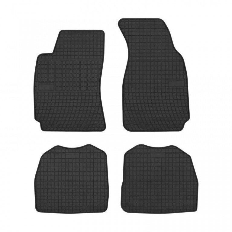 Set 4 covorase/presuri din cauciuc negru antiaderent dedicate SKODA SUPERB I 2001-2008