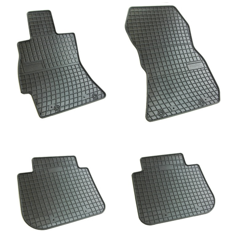 Set 4 covorase/presuri din cauciuc negru antiaderent dedicate SUBARU FORESTER IV din 2013 in prezent