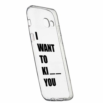 Husa pentru Samsung Galaxy Xcover 4, Silicon, Slim, I Want To..., 183 Husa pentru Samsung Galaxy Xcover 4, Silicon, Slim, I Want To..., 183
