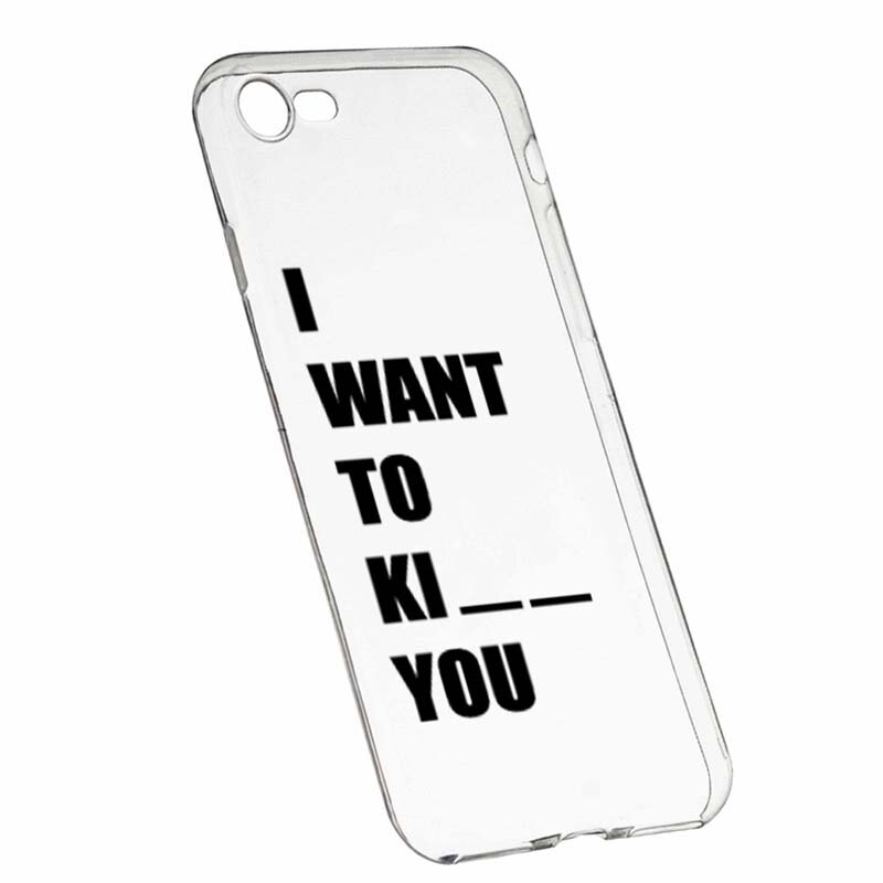 Husa pentru Apple iPhone 7 / 8, Silicon, Slim, I Want To..., 183