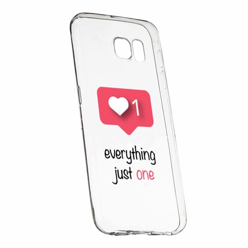 Husa pentru Samsung Galaxy S6 Edge, Silicon, Slim, Notification, 184