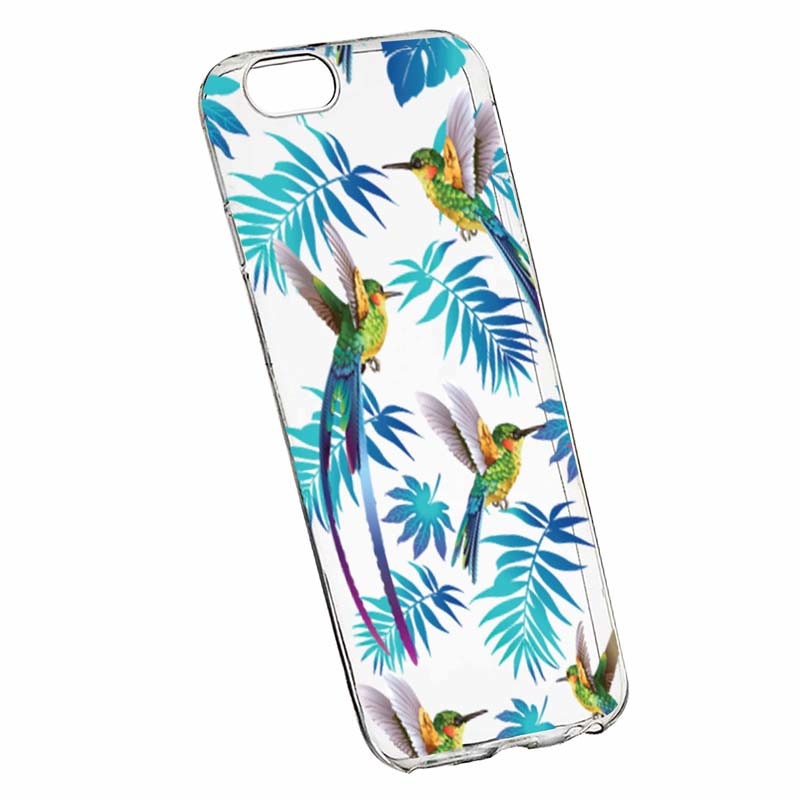 Husa pentru Apple iPhone 6 PLUS / 6S PLUS, Silicon, Slim, Tropical, 186