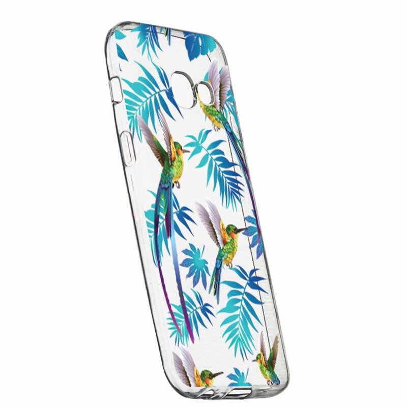 Husa pentru Samsung Galaxy A5 2017, Silicon, Slim, Tropical, 186