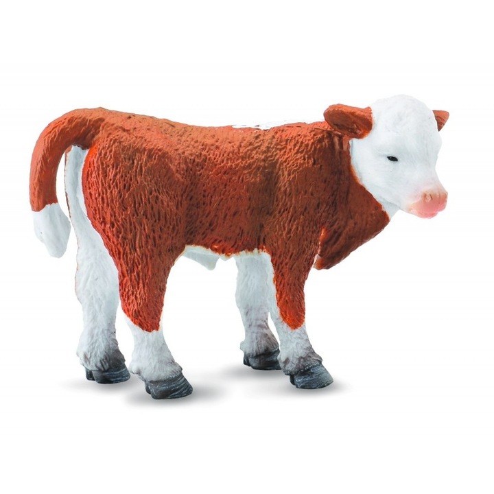 Collecta Hereford borjúfigura, 5 x 4 cm