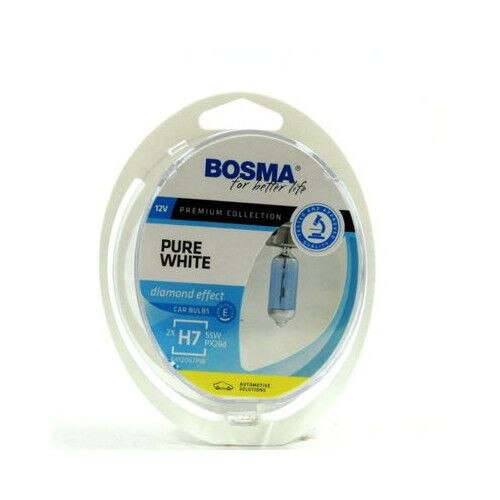 Bec auto 12V H7 Pure White 55W Bosma 2Buc/1set