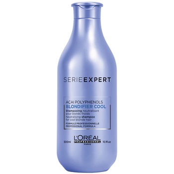 Sampon profesional L'Oreal Professionnel Serie Expert Blondifier Cool pentru par blond, 300 ml Sampon profesional L'Oreal Professionnel Serie Expert Blondifier Cool pentru par blond, 300 ml