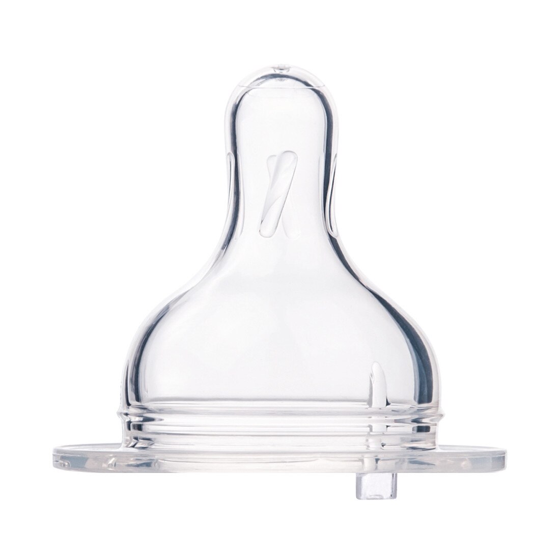 Tetina anticolici pentru biberoane cu gat larg, Canpol babies®, silicon, “Easy Start”, flux 2 - mediu