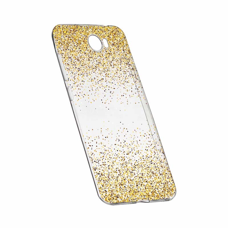 Husa pentru Huawei Y7 / Enjoy 7 Plus / Nova Lite Plus 2017, Silicon, Slim, Golden Lucios, 179