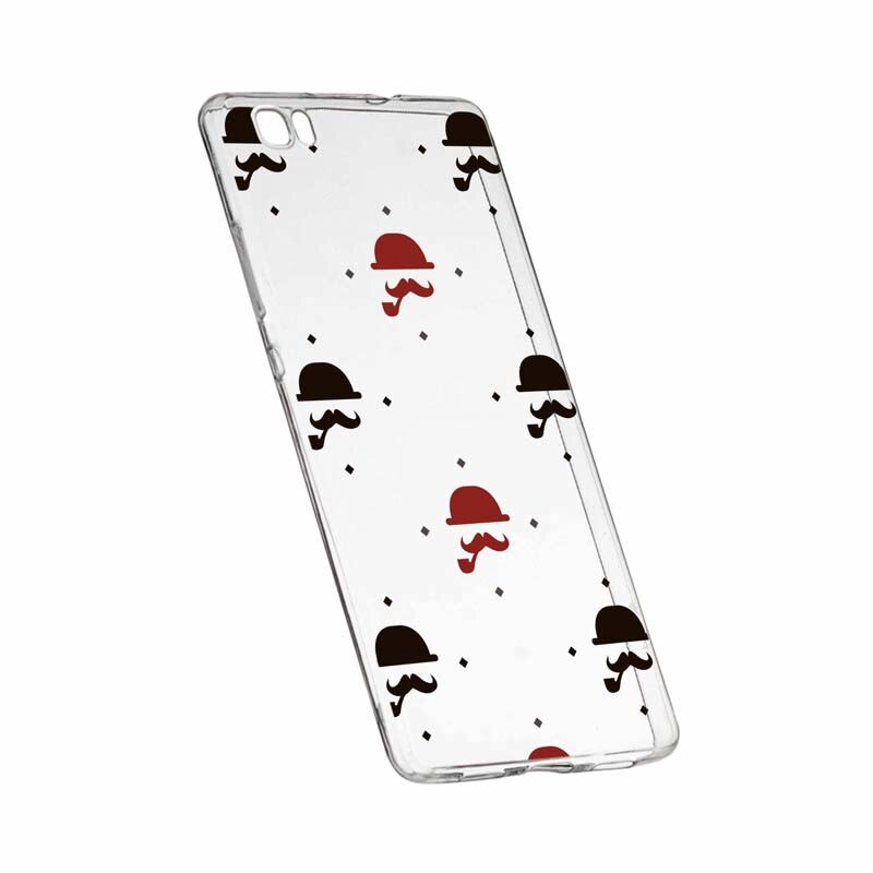 Husa pentru Huawei Honor 4A, Silicon, Slim, Mustache, 180