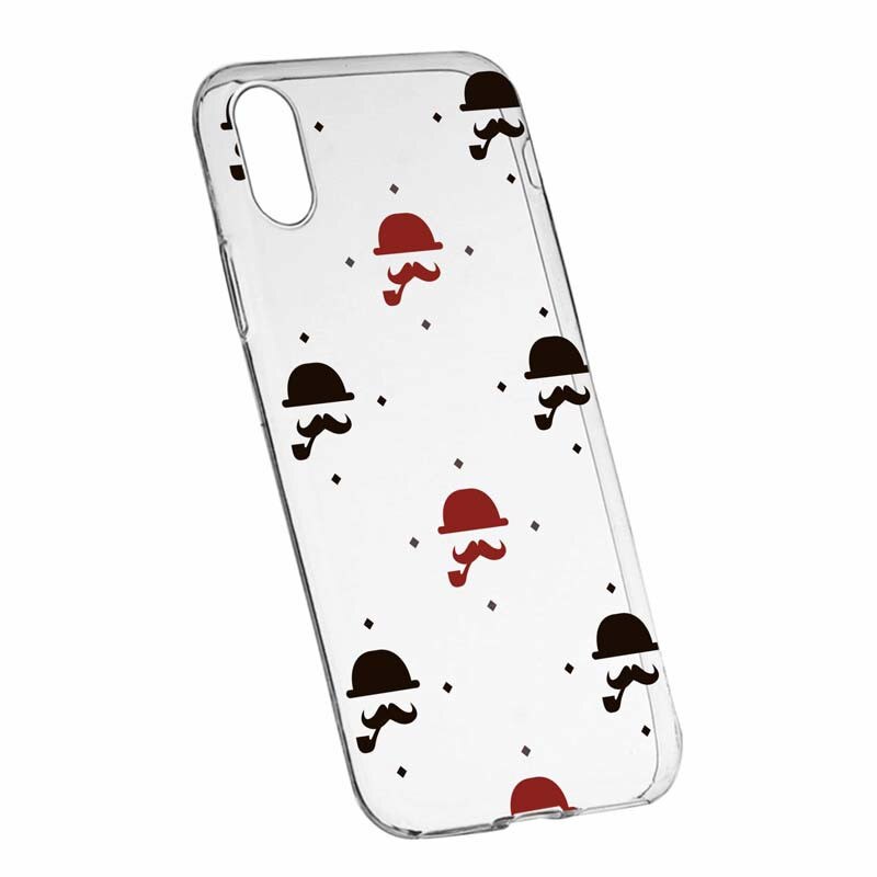 Husa pentru HTC Desire 825, Silicon, Slim, Mustache, 180