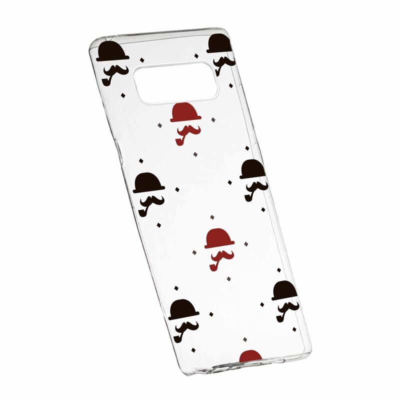 Husa pentru Samsung Galaxy Note 8, Silicon, Slim, Mustache, 180
