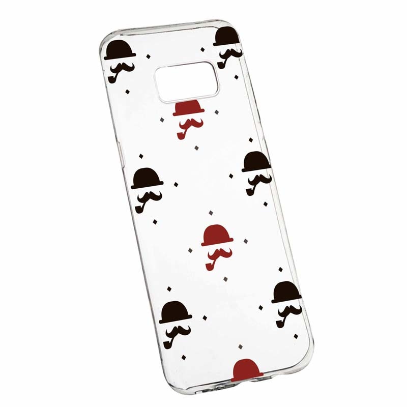 Husa pentru Samsung Galaxy S8 Plus, Silicon, Slim, Mustache, 180