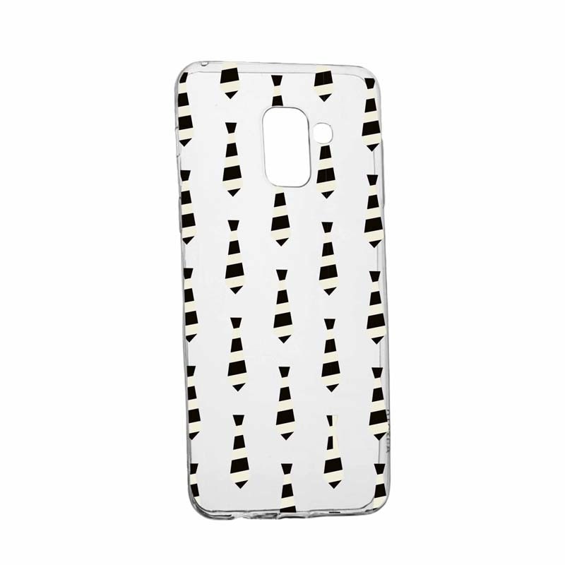 Husa pentru Samsung Galaxy A8 2018 / A5 2018, Silicon, Slim, Cravata, 181