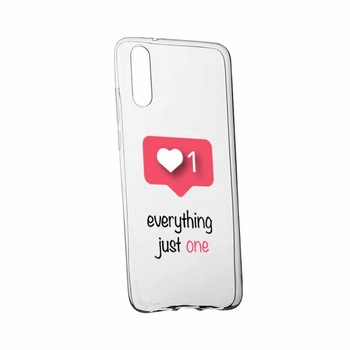 Husa pentru Huawei P20, Silicon, Slim, Notification, 184 Husa pentru Huawei P20, Silicon, Slim, Notification, 184