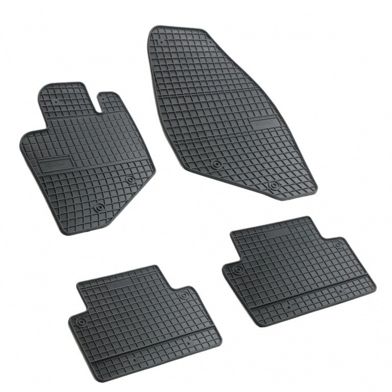 Set 4 covorase/presuri din cauciuc negru antiaderent dedicate VOLVO V70 2000-2006