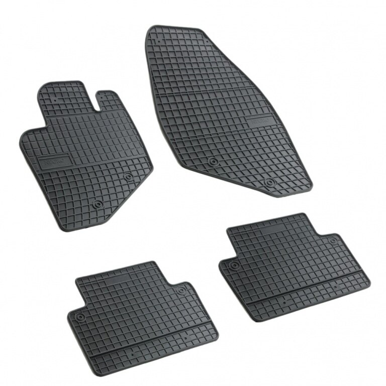 Set 4 covorase/presuri din cauciuc negru antiaderent dedicate VOLVO S80 I 1998-2006