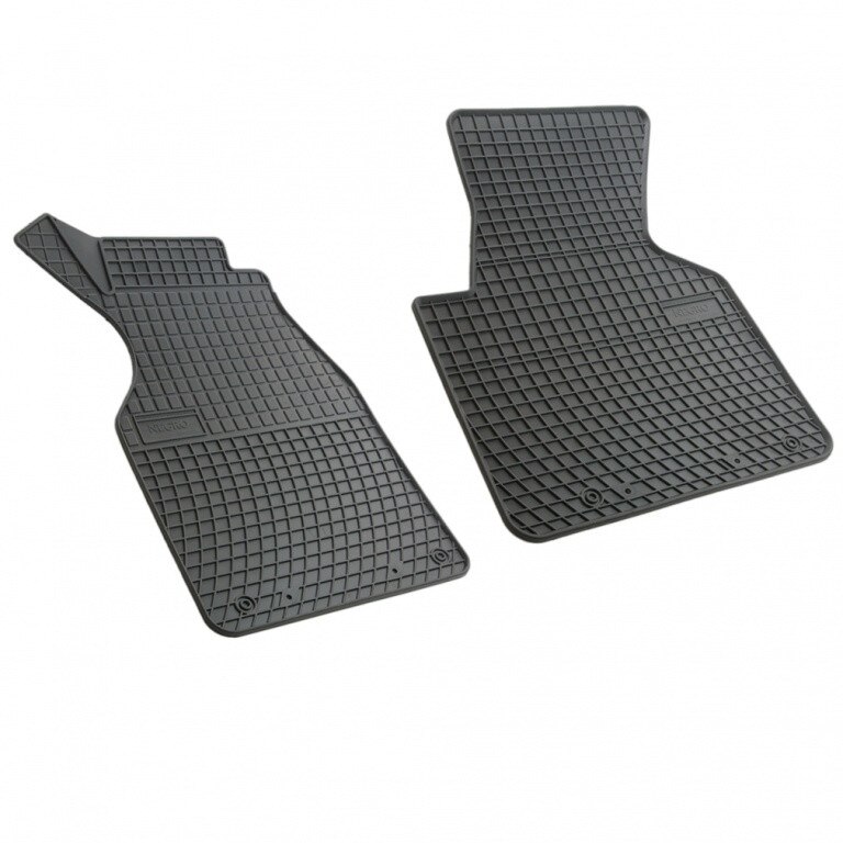 Set 2 covorase/presuri din cauciuc negru antiaderent dedicate Smart Fortwo din 2016 in prezent