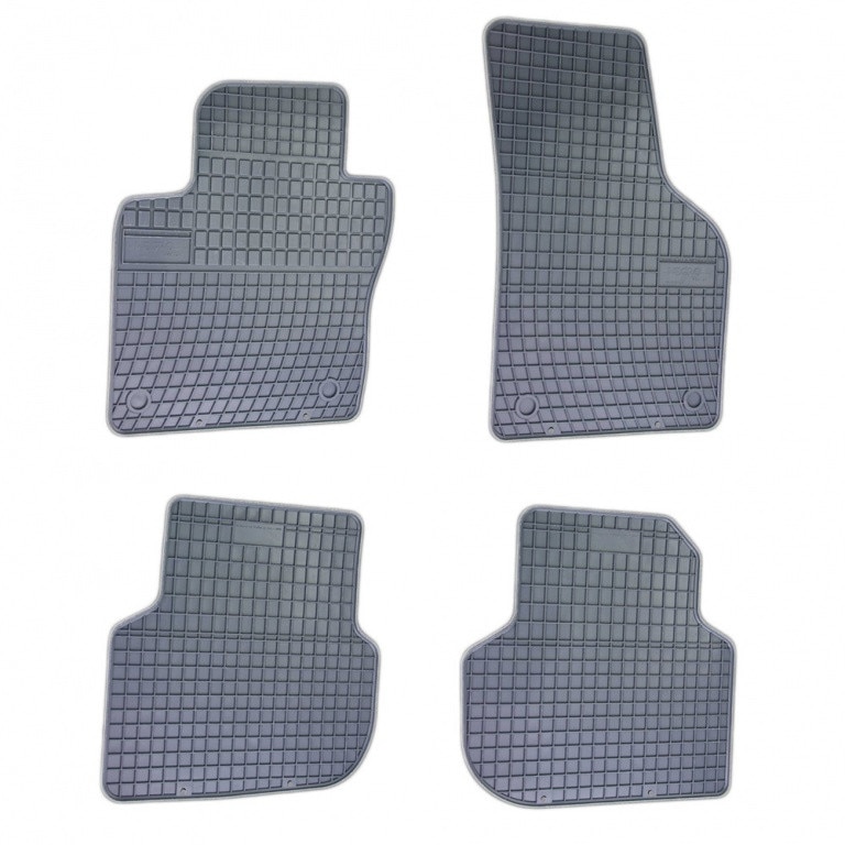 Set 4 covorase/presuri din cauciuc negru antiaderent dedicate VW SHARAN II 5os.dupa anul 2010