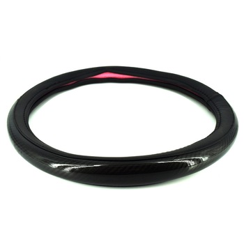 Kit Husa volan iMK, imitatie carbon, Marime: M 38-39cm, Negru Kit Husa volan iMK, imitatie carbon, Marime: M 38-39cm, Negru