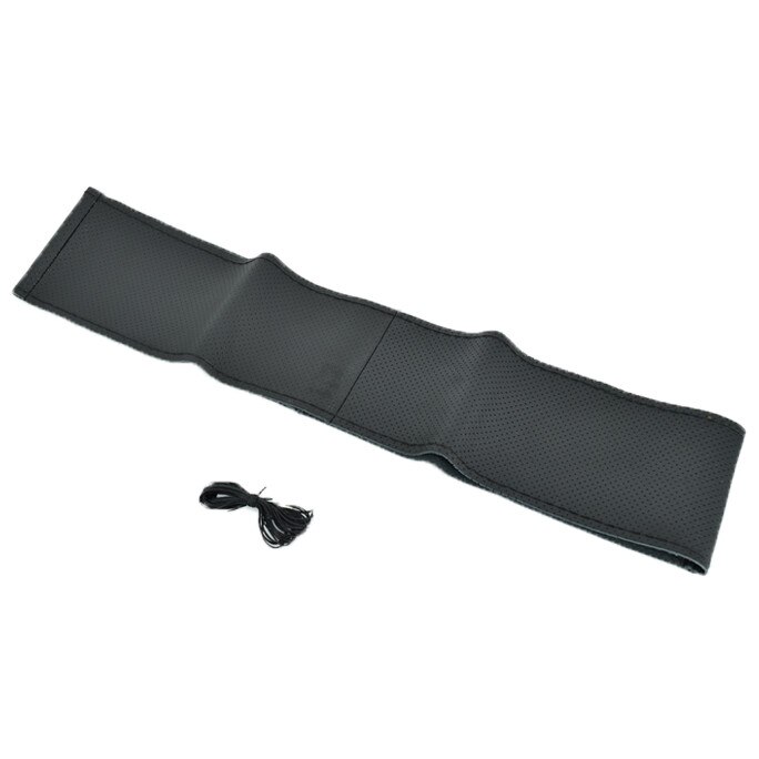Husa volan imitatie piele EVO K95LUX marimea L cu ac si ata culoare negru