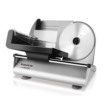 Feliator Taurus Cutmaster 150W, lama inox de 19 cm, grosime reglabila 1 - 15 mm, masa inclinata, corp metalic. Feliator Taurus Cutmaster 150W, lama inox de 19 cm, grosime reglabila 1 - 15 mm, masa inclinata, corp metalic.