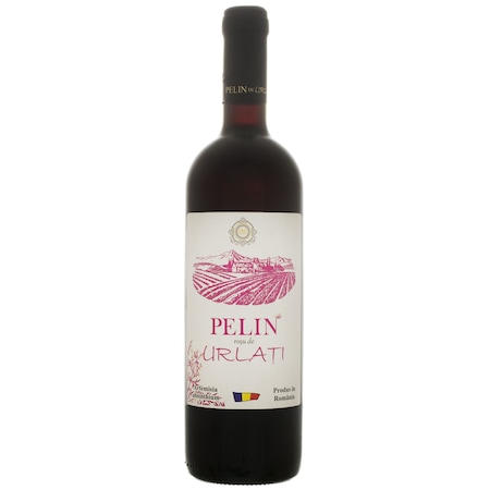 Bautura aromatizata pe baza de vin Pelin rosu de Urlati 13 % - 750 ml