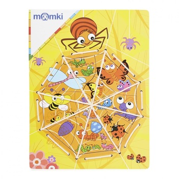 Puzzle Brimarex din lemn, Panza de paianjen, 10 elemente Puzzle Brimarex din lemn, Panza de paianjen, 10 elemente