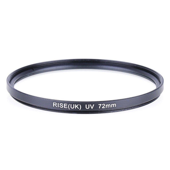RiseUK UV szűrő, 72 mm, Canon Nikon Sony Fuji Olympus fényképezőgéphez