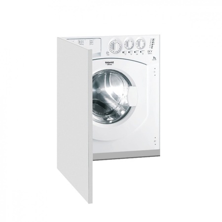 Masina de spalat rufe incorporabila Hotpoint-Ariston AWM 1081 EU, 7 kg, 1000 RPM, Clasa A+, Alb
