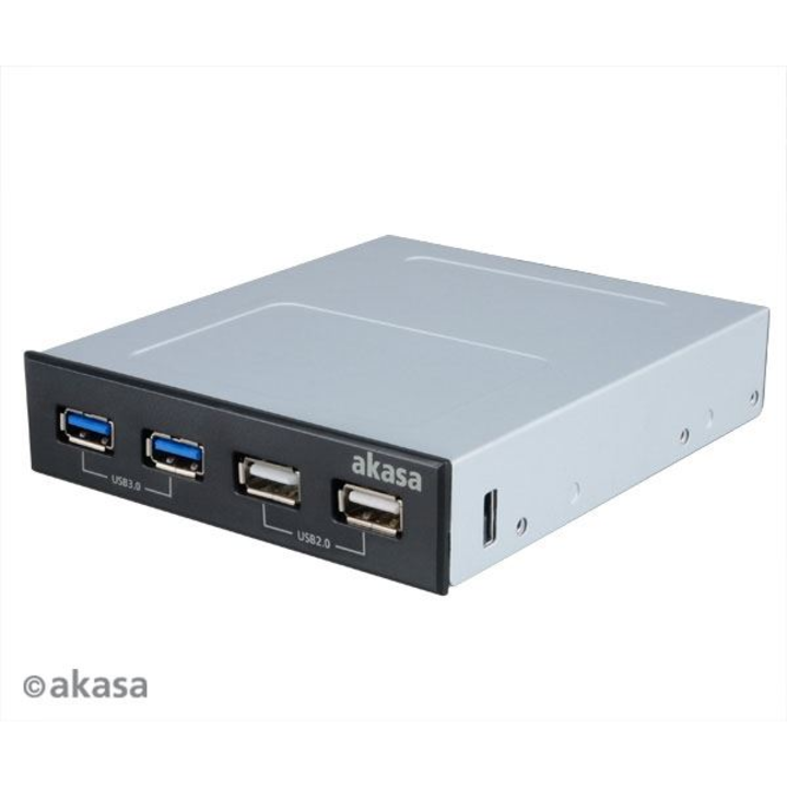 Akasa AK-ICR-12V3 3.5" InterConnect S - USB3.0, USB2.0 4-портов вътрешен хъб