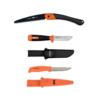 Set cutit/dalta tamplarie si fierastrau bushcraft Bahco, CBS41 Set cutit/dalta tamplarie si fierastrau bushcraft Bahco, CBS41