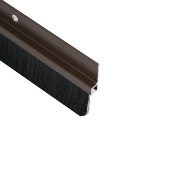Perie etansatoare PROLUX pentru usi, aluminiu, 1 m, Maro Perie etansatoare PROLUX pentru usi, aluminiu, 1 m, Maro