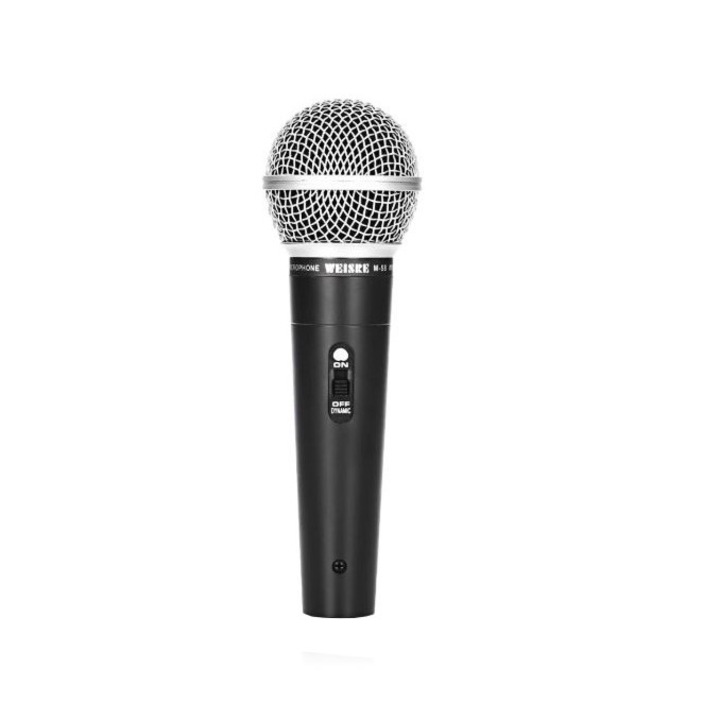 Microfon Unidirectional Profesional Cu Fir , Metalic