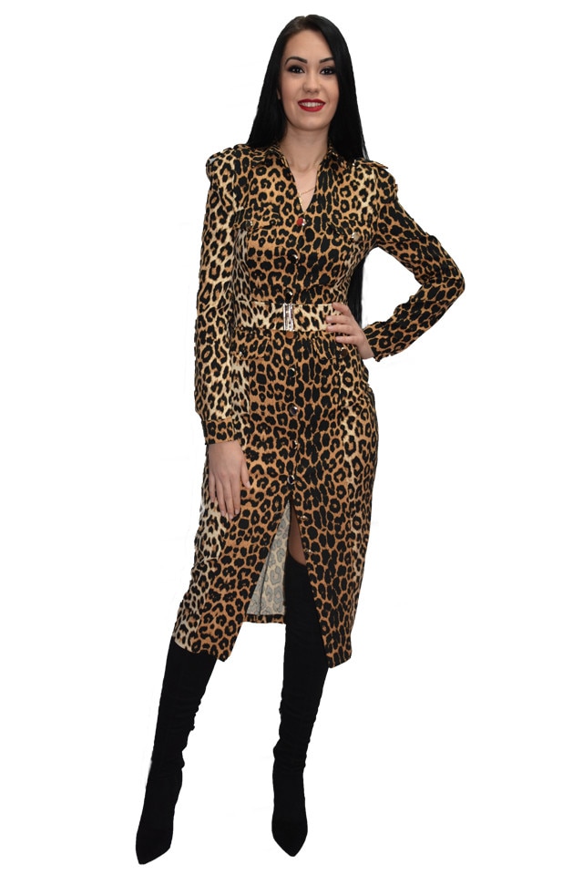 Rochie feminina si sexi, D&J Exclusive, Animal Print