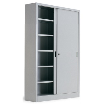 Dulap metalic cu usi glisante si 10 rafturi, 1800x450x2500 mm (LxlxH), 65 kg/polita, Italia Dulap metalic cu usi glisante si 10 rafturi, 1800x450x2500 mm (LxlxH), 65 kg/polita, Italia