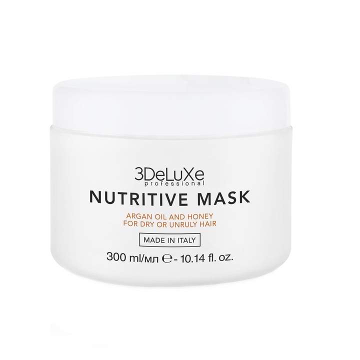 Masca nutritiva pentru par uscat 3Deluxe Professional 300 ml