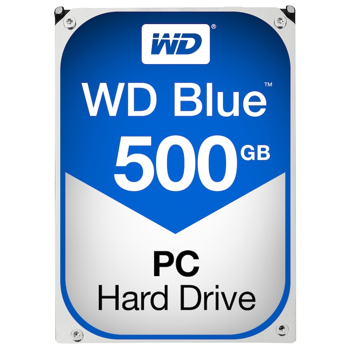 WD Blue 500GB merevlemez, 5400rpm, 64MB cache, SATA III