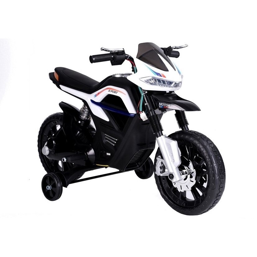 Motocicleta electrica Cross JT, alb