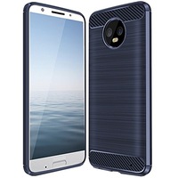 Husa de protectie carbon pentru Motorola Moto G6 Plus, Blue