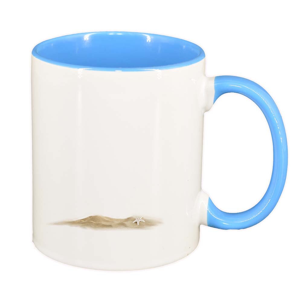 Cana Nisip, interior albastru, 330ml, D215