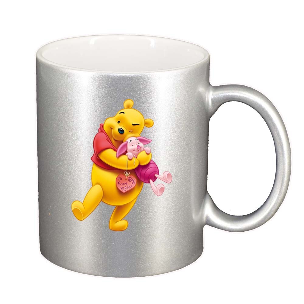 Cana Winnie, argintiu sidefata, 330ml, D218