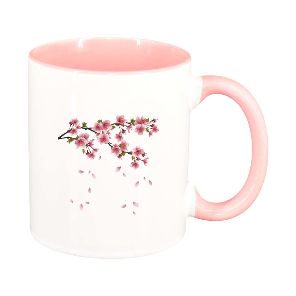 Cana Floare, interior roz, 330ml, D214