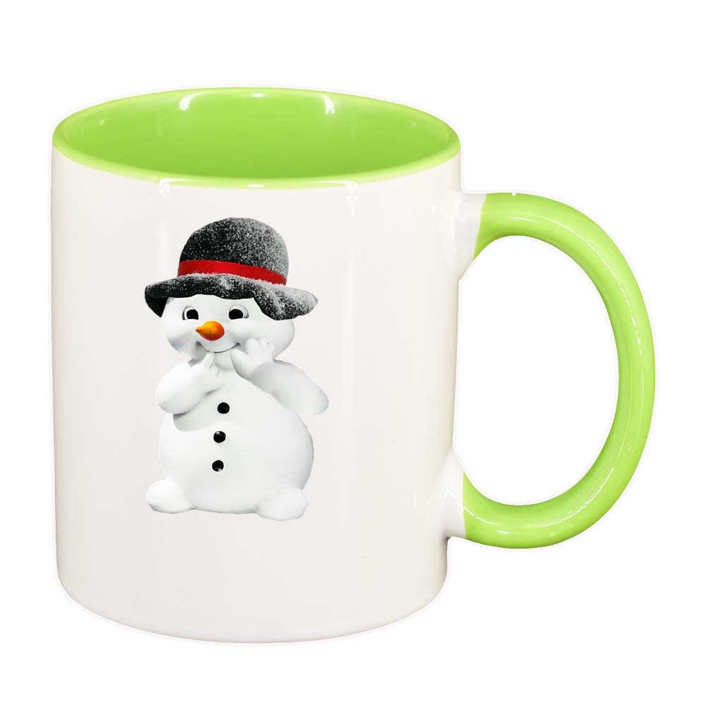 Cana Om de zapada, interior verde deschis, 330ml, D213