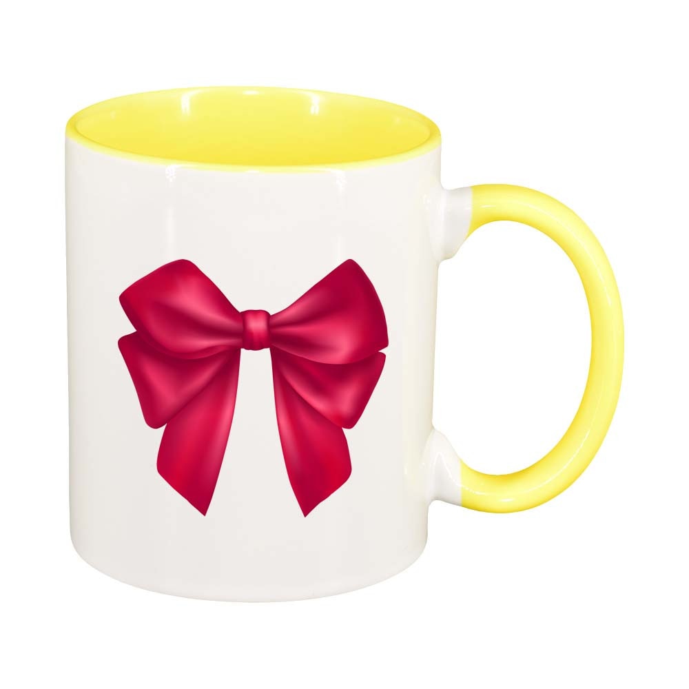 Cana Bow, interior galben, 330ml, D217