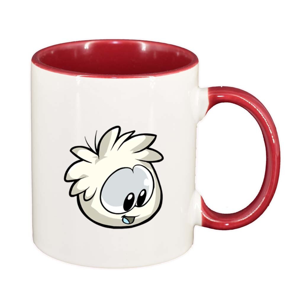 Cana Cartoon, interior rosu, 330ml, D220