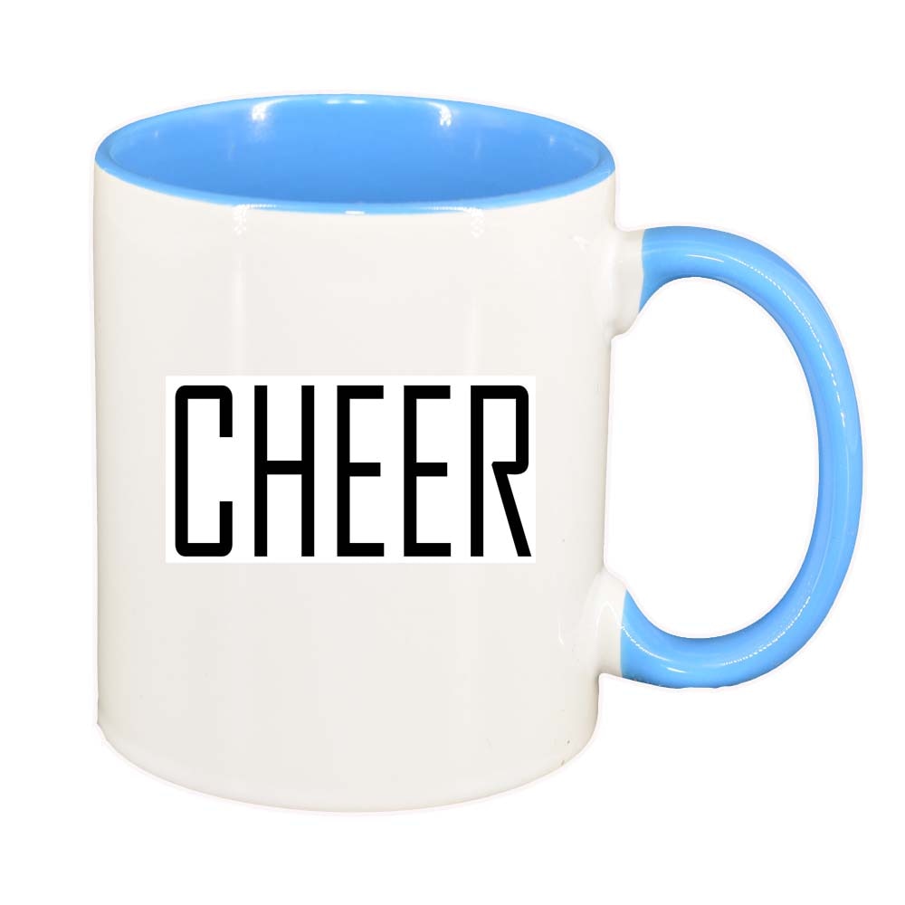 Cana Cheer, interior albastru, 330ml, D219
