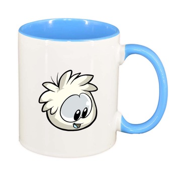 Cana Cartoon, interior albastru, 330ml, D220 Cana Cartoon, interior albastru, 330ml, D220