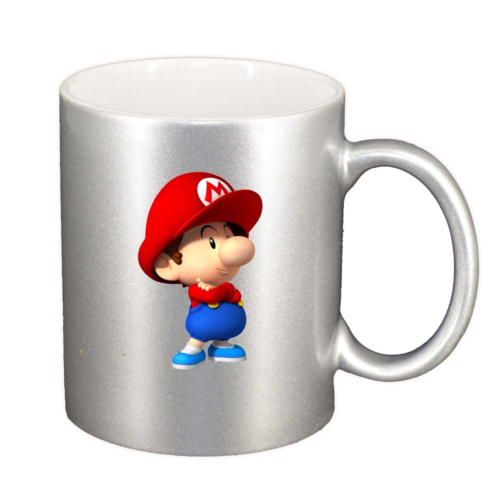Cana Mario, argintiu sidefata, 330ml, D223