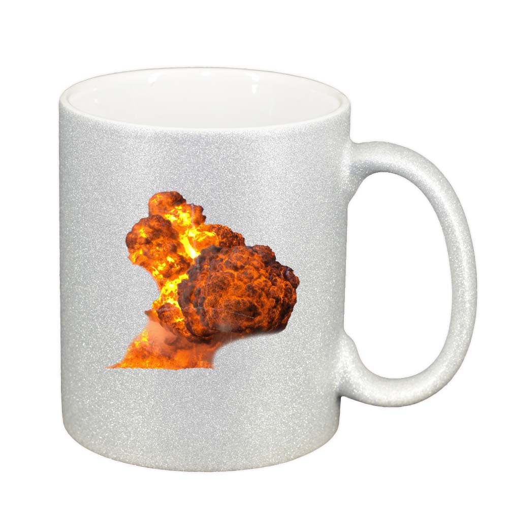 Cana Fire, argintiu sidefata glitter, 330ml, D225