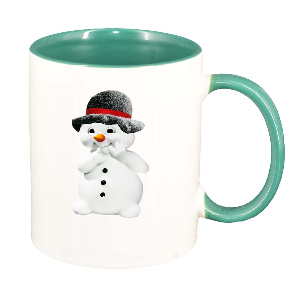 Cana Om de zapada, interior verde, 330ml, D213